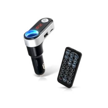 [넥스트유] 차량용 블루투스 오디오 무선 카팩 (USB2포트 충전, 시거잭 1개 확장) NEXT-1422BTC